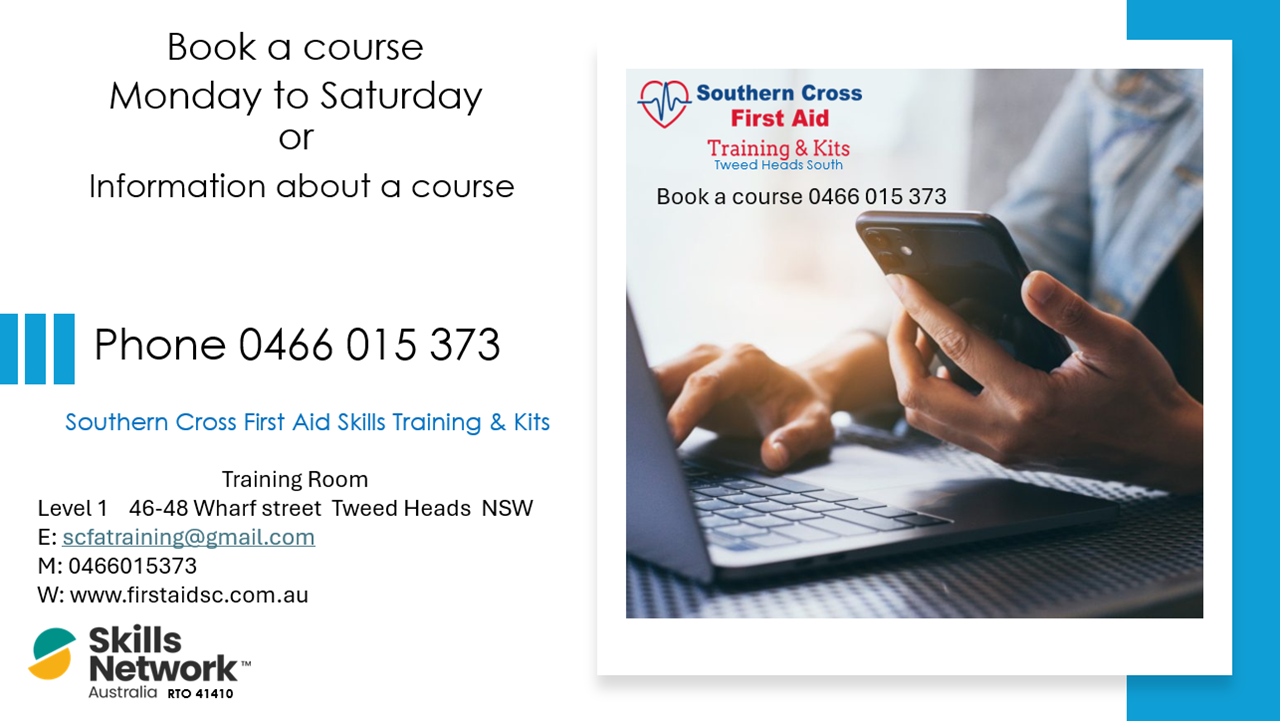 Book a First Aid Course Tweed Heads