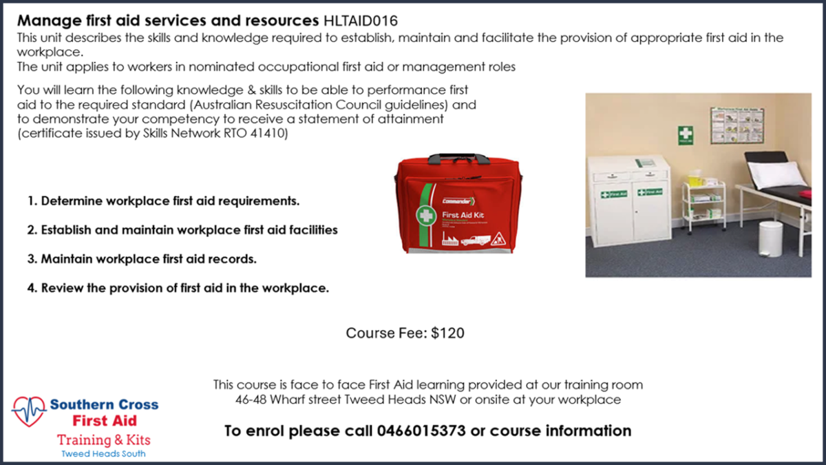Manage First Aid Services 016