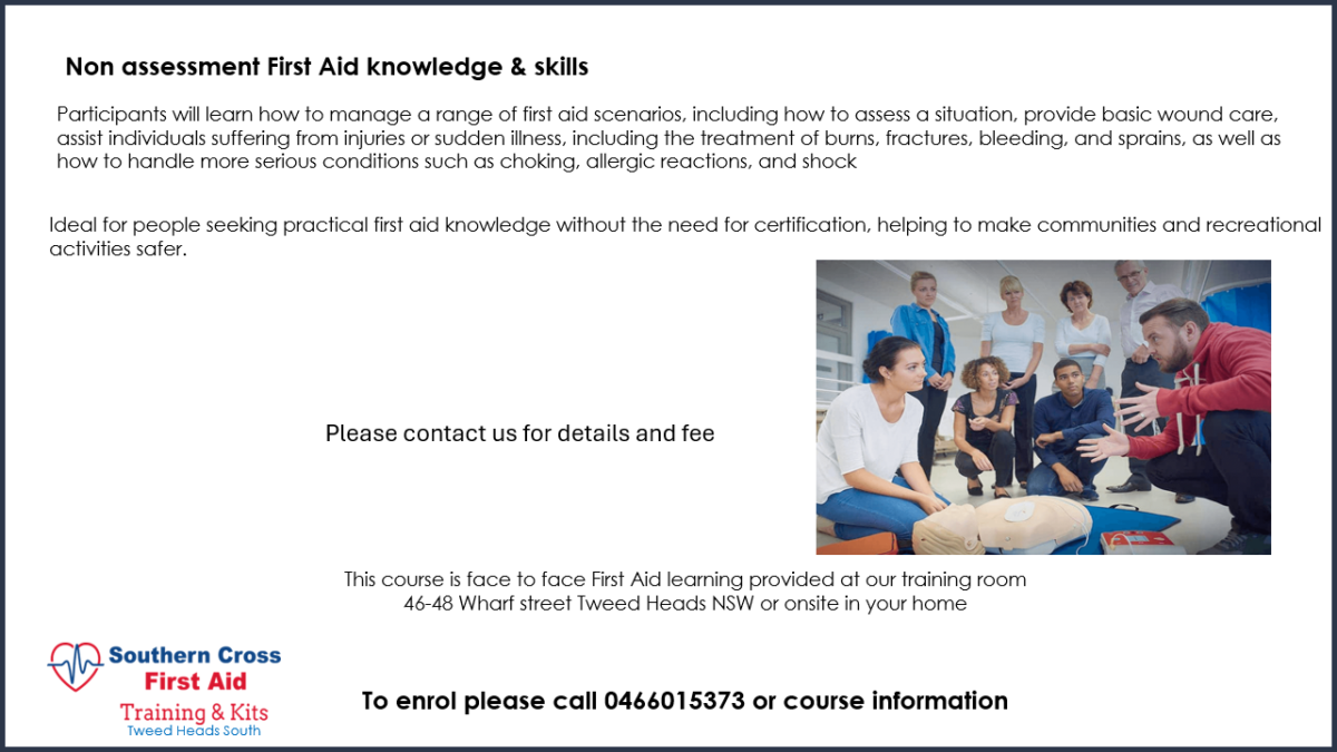 Non Assessment First Aid