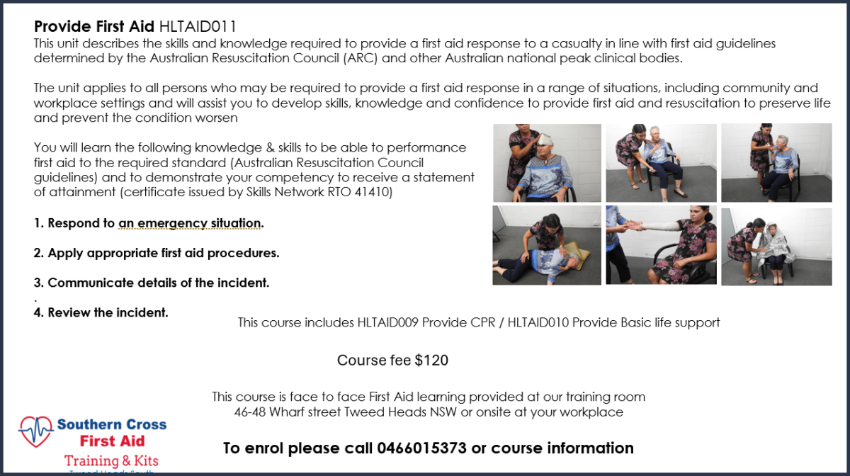 Provide First Aid 0011