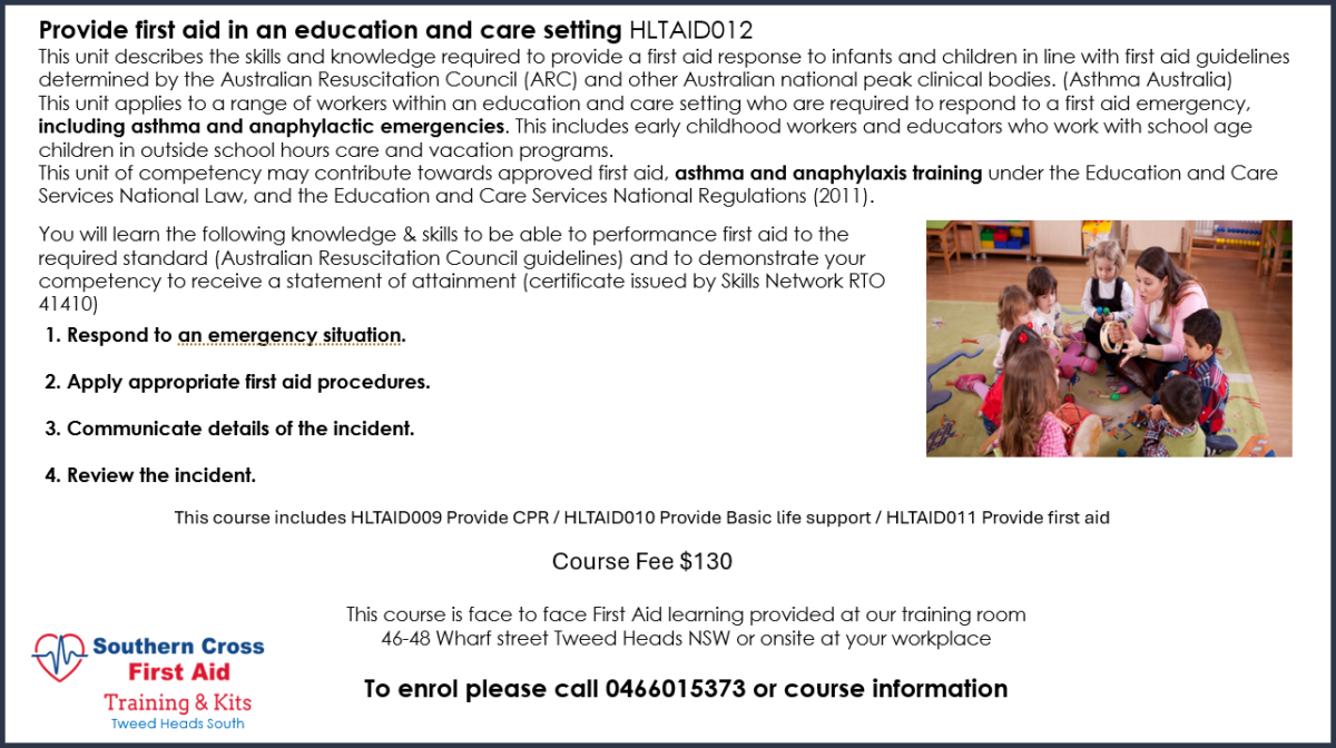 Provide First Aid 0012